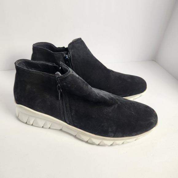 Naot Women's Zodiac Black Leather Comfy Ankle Sneakers Size 41 (10-10.5) - Picture 4 of 9